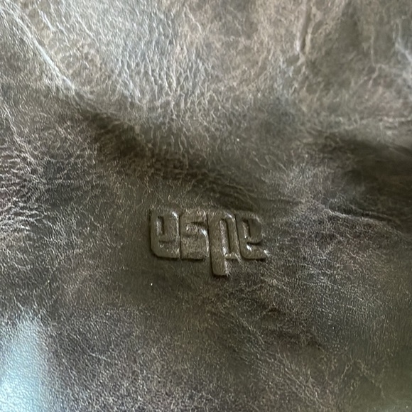 Brown Vegan Leather Crossbody Bag - Picture 5 of 9